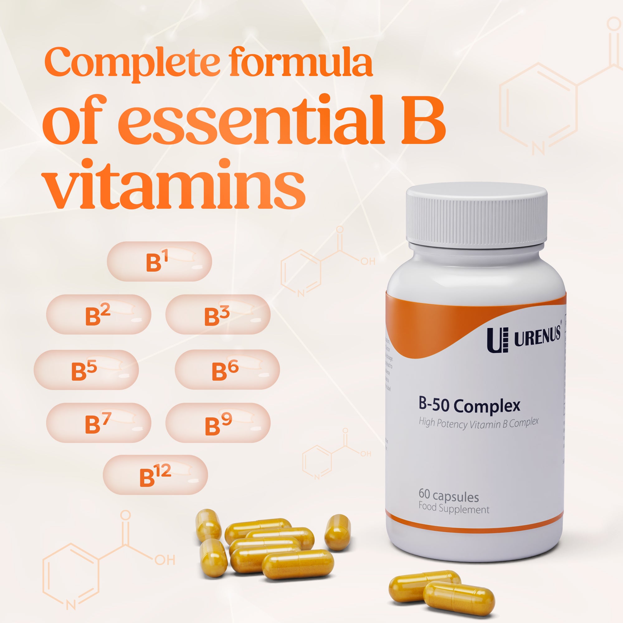 B-50 Complex - 60 Capsules - Image 2