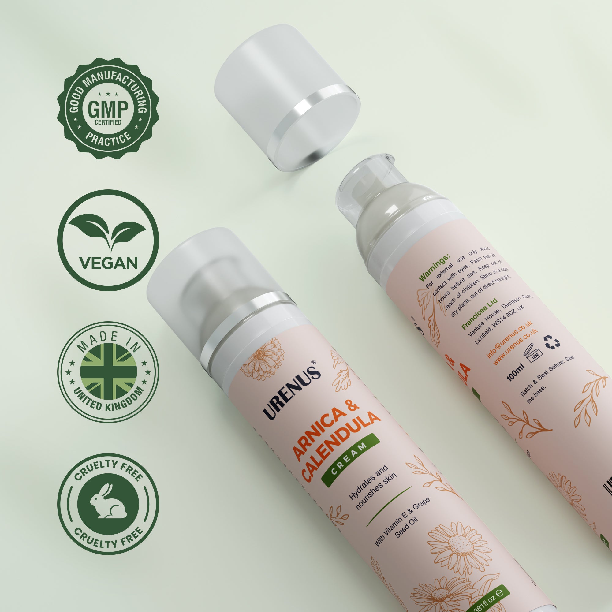 Arnica & Calendula Recovery Cream - 100ml - Image 6