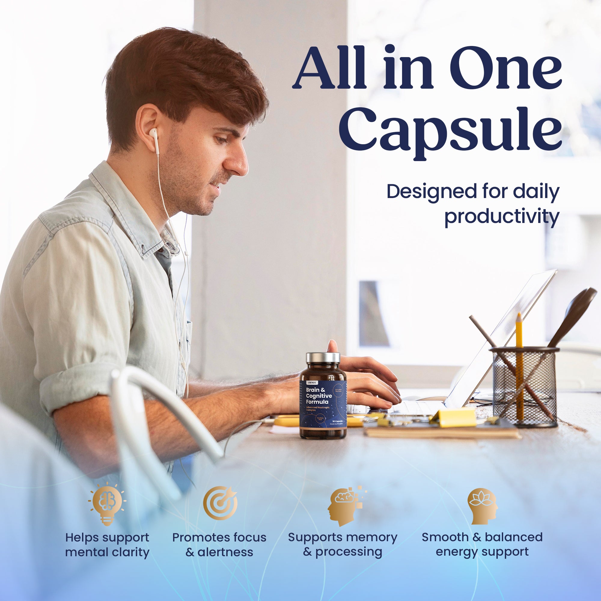 Brain & Cognitive Formula - 30 Capsules - Image 7