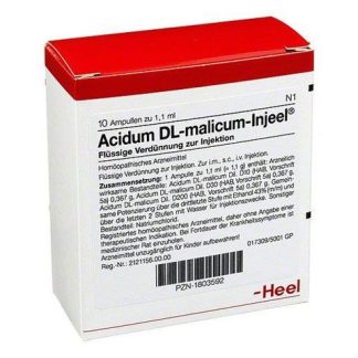 Acidum DL Malicum FORTE 10 Ampoules-Urenus