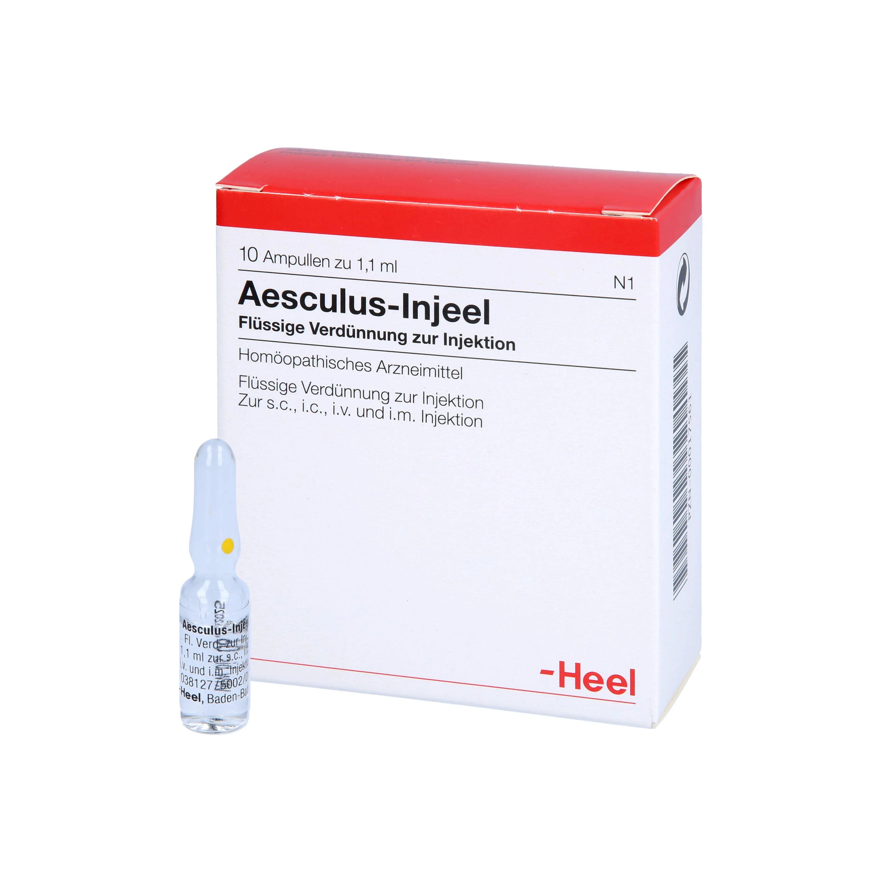 Aesculus Injeel 10 Ampoules - Image 2