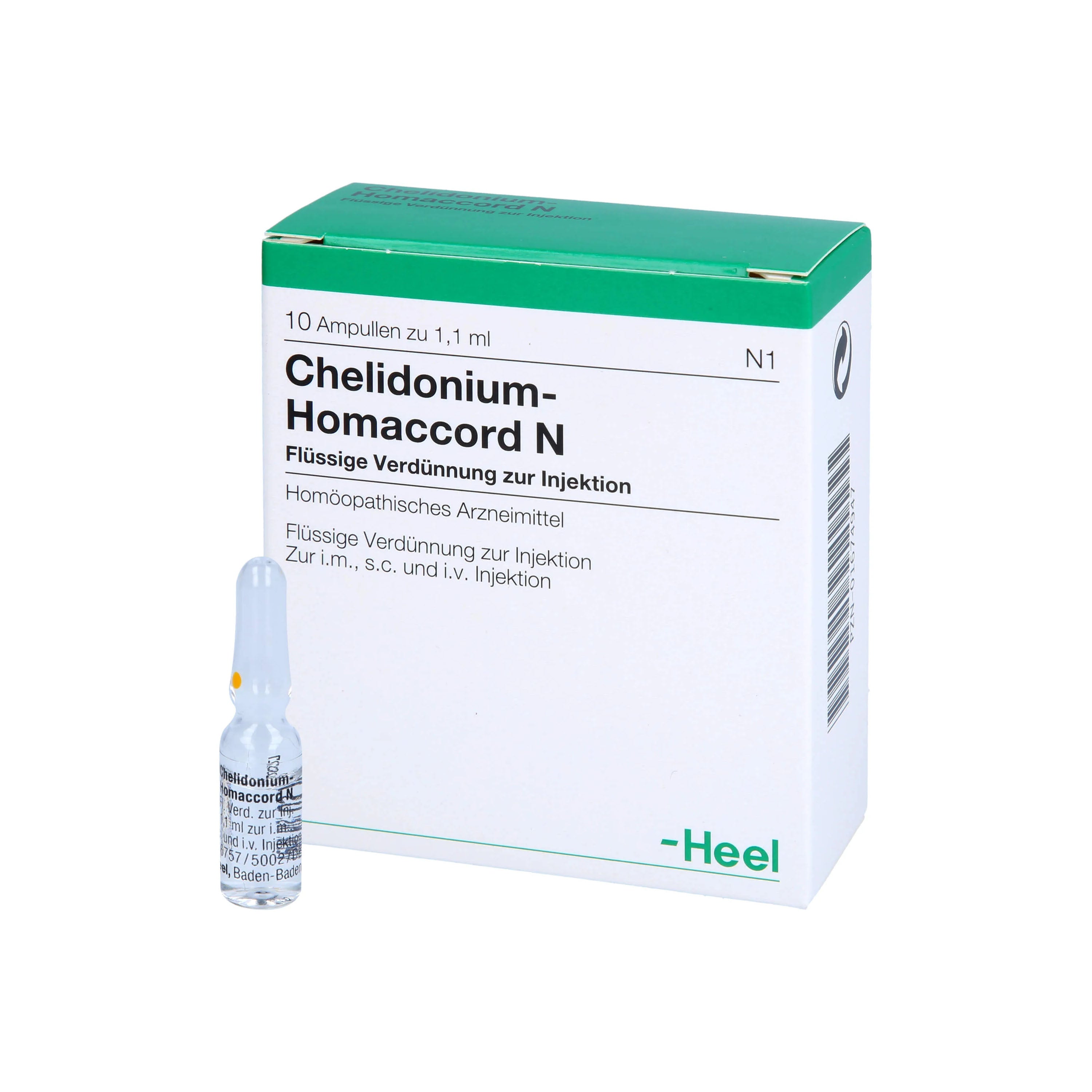 Chelidonium Homaccord 10 Ampoules ELA - Image 2