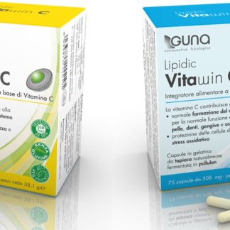 GUNA Lipidic Vitawin C - 75 Capsules VitaminC Glutenfree Veg