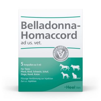 Belladonna Homaccord ad us vet 5ml 5 Ampoules (VET)