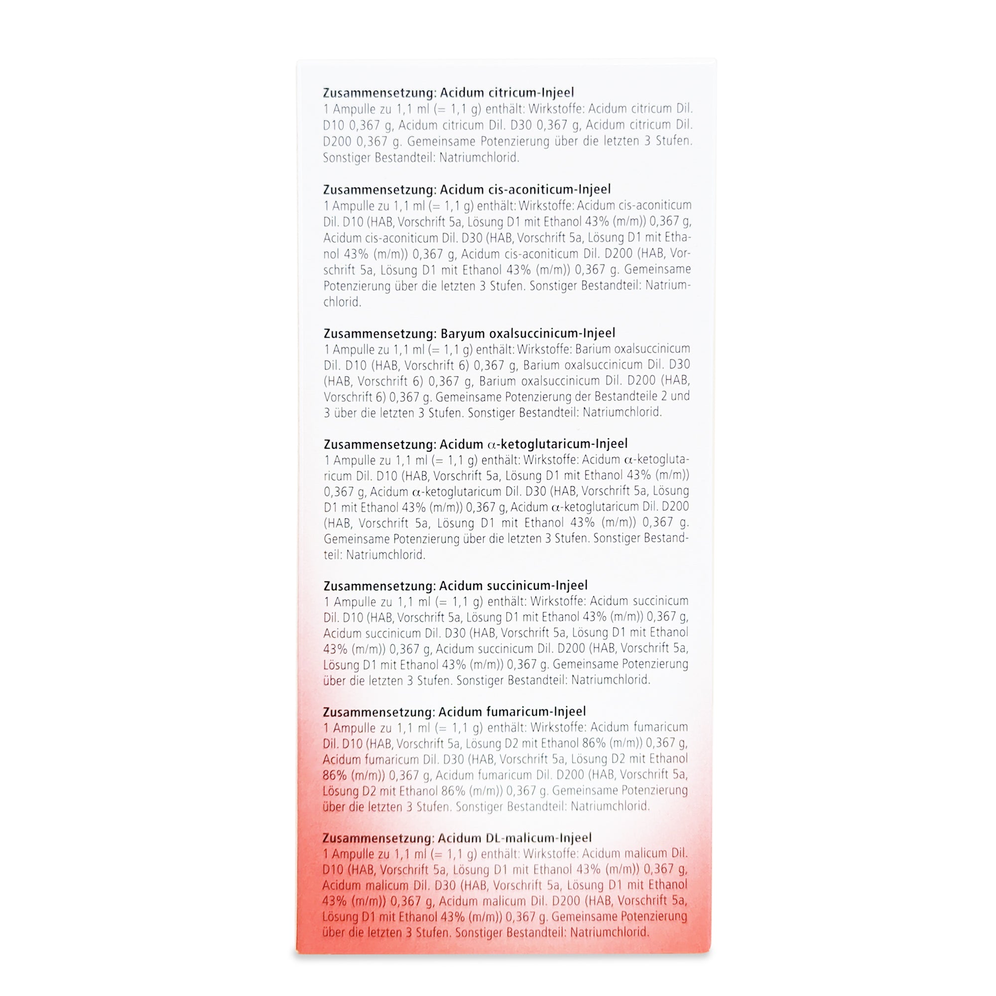 Citric Acid Cycle Set (Zitronensaurezllaus) 10 Ampoules - Image 4