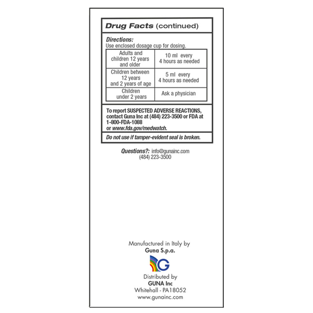 GUNA-COUGH 150ml Bottle - Image 3