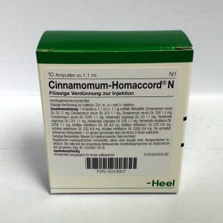 Cinnamomum Homaccord 10 Ampoules-Urenus