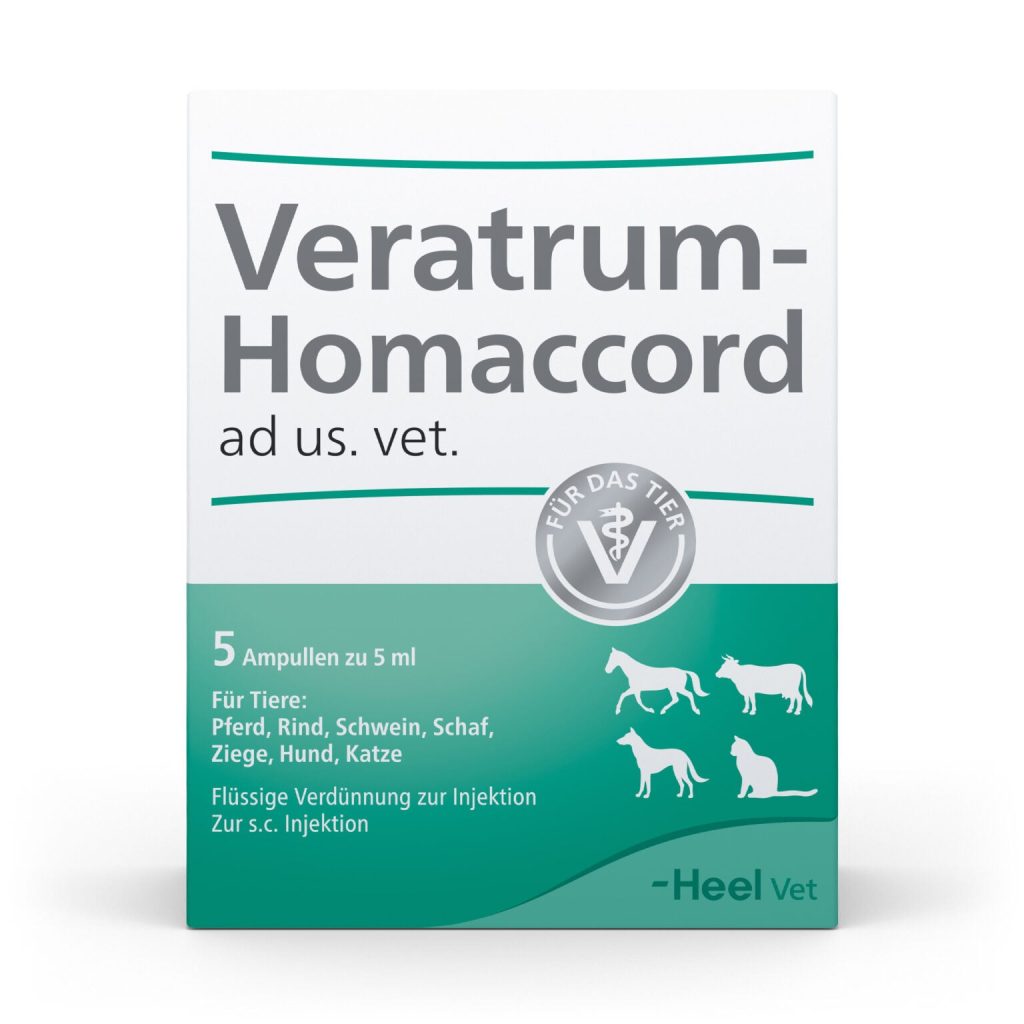 Veratrum Homaccord ad.us.vet 5ml 5 Ampoules (VET)